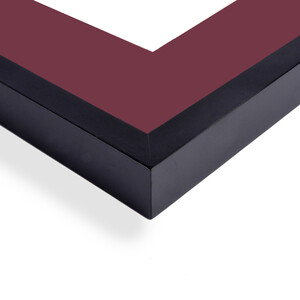 11x14 to 16x20  Langford  Frame with a BURGANDY matte