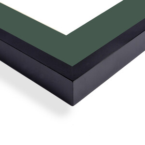 11x14 to 16x20  Langford  Frame with a GREEN matte