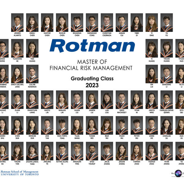University of Toronto - Rotman - Master of Financial Risk Management Composite (2022 - 2023)
